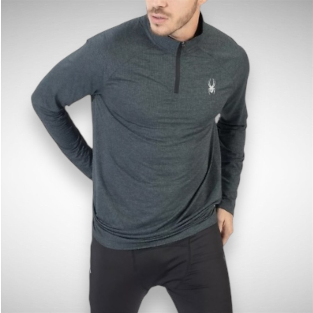 Spyder | Active Men's 4-Way Stretch Quarter Zip Pullover | NWT